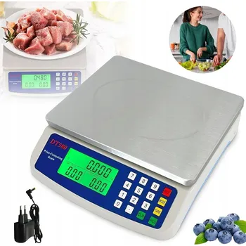 Kuchyňská váha ELEKTRONICKÁ VÁHA 30KG 1G POČÍTACÍ KUSY KUCHYŇSKÁ OBCHODNÍ GASTRONOMICKÁ