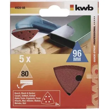 Brusný papír Brusný papír k delta brusce, hrubost 80cd, 5 ks