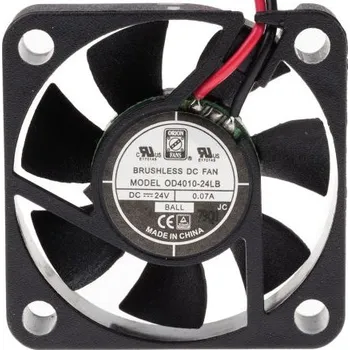 Měnič napětí Axiální ventilátor DC, 40 x 40 x 10mm, průtok vzduchu: 8.5m³/h 1.68W 24 V DC