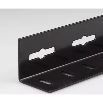 Stavební profil Roh na police cerny lakovaná ocel 35x35x2000