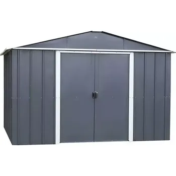 Zahradní domek PLECHOVÝ ZAHRADNÍ DOMEK 202X217CM ŠEDÝ, J-67AEYZ