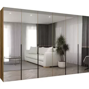 Předsíňová stěna Skříň Alicante III 300 artisan černá