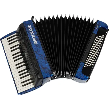 Hohner Bravo III 96 dark blue Silent Key + prodloužená záruka 3 roky