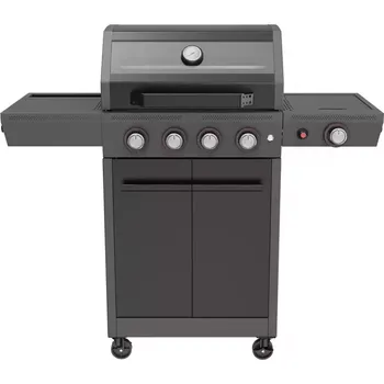 Zahradní gril Plynový gril Mercado Luxe black 4+1, 15KW