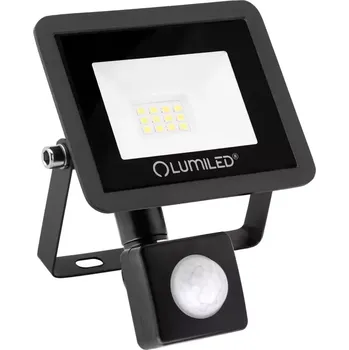Venkovní osvětlení Lumiled LED reflektor Zuna 10W s pohybovým čidlem 4000K