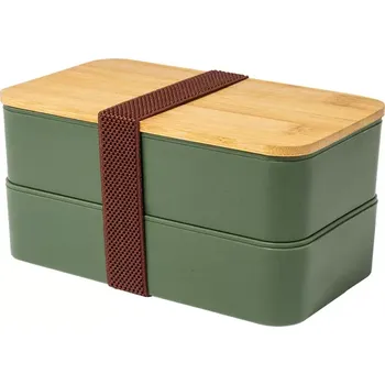 Svačinový box Satay box na jídlo - zelená - AP722192-07