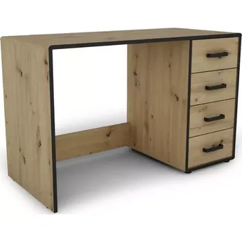 Kancelářská sestava Psací stůl Capannoli 120 4s dub artisan/černá