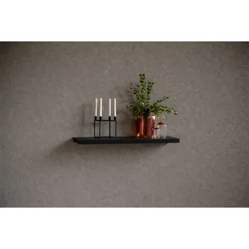 police Nábytek PEGAS s.r.o. Závěsná police ANDREA 60x26 Černý Mat