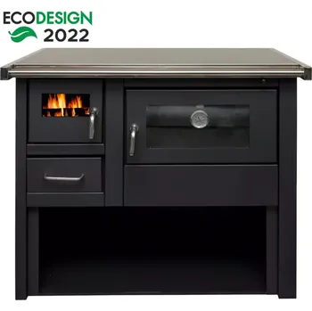 Krbová kamna Sporak Termo 8 Glass pravý