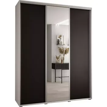 Předsíňová stěna Skříň 45 Canaris 3 200 bílá/černá/silver