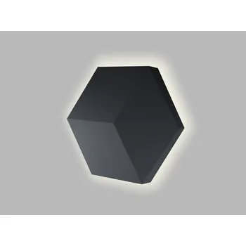 Nástěnné svítidlo LED2 LED2 Nástěnné svítidlo HEXO, B DALI/PUSH 5W 2700K/3300K/4000K černá - LED2 Lighting LED2 4580273D