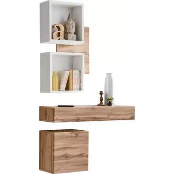 Předsíňová Stěna Easy III 100cm Wotan/Bílý