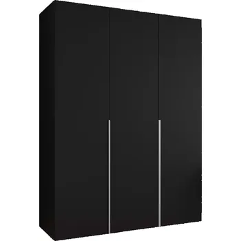 Předsíňová stěna Skříň Alicante I 150 černá/stříbrná