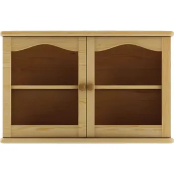 Obývací stěna Vitrína z Borovice KW105 surové