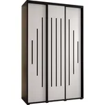 Skříň 45 Canaris 12 180 černá/bílá/černá