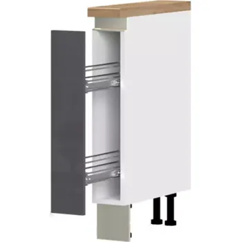 Kuchyňská skříňka Infinity R-15-1K/5 Anthracite