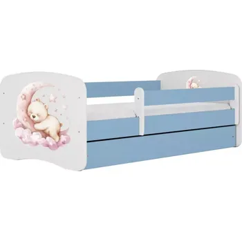 Dětský pokoj Dětská postel Babydreams+SZ+M modrá 80x160 sen