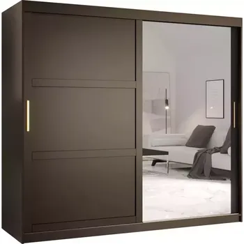 Předsíňová stěna Skříň Amiro 2 200 černý/černý