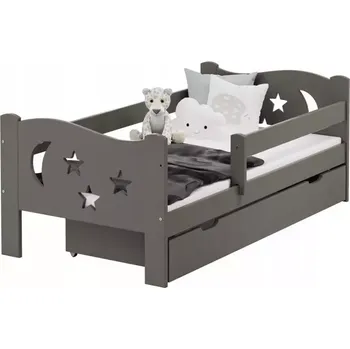 Dětský pokoj Postel Mikołaj 80/160 mat šedý