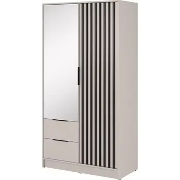 Ložnicová sestava Skříň Nelly 2d zrcadlo cashmere/lamela artisan