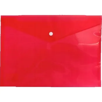 Aktovka na dokumenty Školní aktovka na dokumenty ČERVENÁ pro skladování s KLIPEM A4 Aktovky