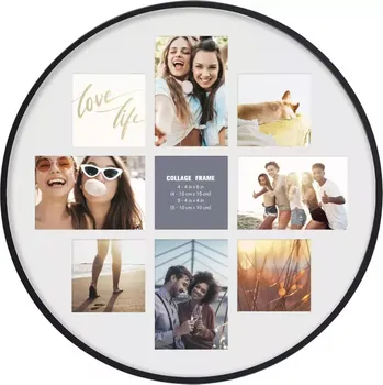 Rám na obraz Fotorámeček hliníkový 50x50cm al114-pb black