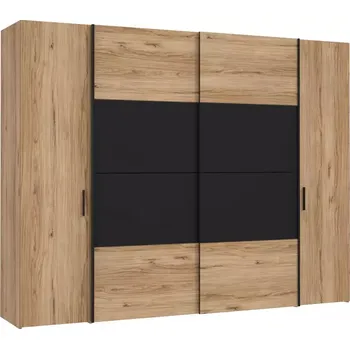 Šatní skříň Skříň Nemezy Dqls82411 dub catania/černá