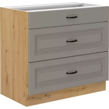 Kuchyňská skříňka Kuchyňská Skříňka Stilo claygrey/artisan 80D 3S BB