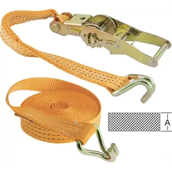 Upínací popruh Popruh s ráčnou 35 mm x 8 m + zahrocený hák