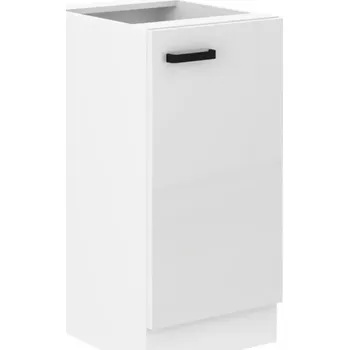 Kuchyňská skříňka MIA bílý lesk/bílá 40d 1f bb