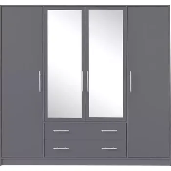 Šatní skříň Skříň Smart SRl1 200 cm antracyt