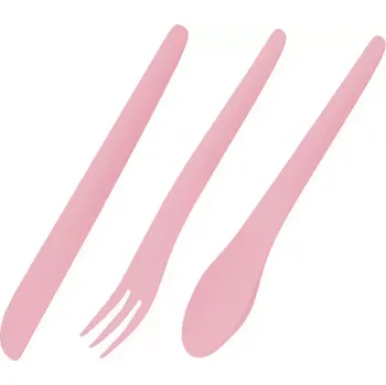 Příbor Sada příborů / lžice. nůž. vidlička / růžová