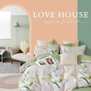 Povlečení Povlečení z bavlněného saténu ALBS-M0020B 140x200