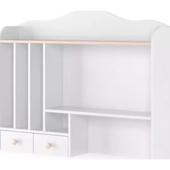 Dětský pokoj Nadstavec Luna Ln-04 Bílý/Ružová