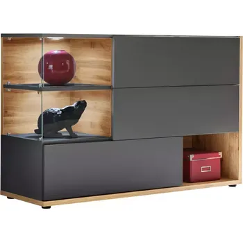 Komoda Komoda Sb Silk 120cm Antracyt/Wotan Anwt Sks