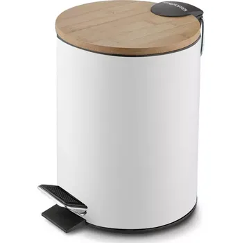 Odpadkový koš Odpadkový koš s pedálem 3l bílý 17x17x24.3 Cosmic