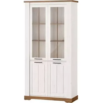 Vinotéka Vitrina Country 104 cm, dub stirling / borovice andersen