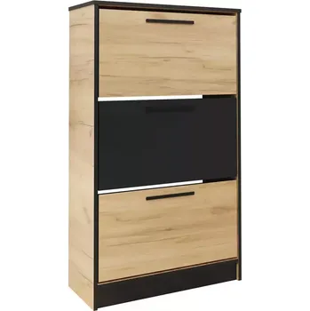 Botník SZNB01 dub craft zlatý+černá