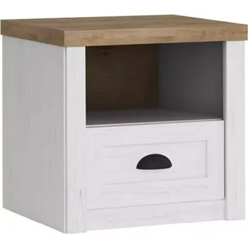 Ložnicová sestava Noční Stolek Prowansja 51cm Borovice Andersen/Dub Lefkas Tmavý SN