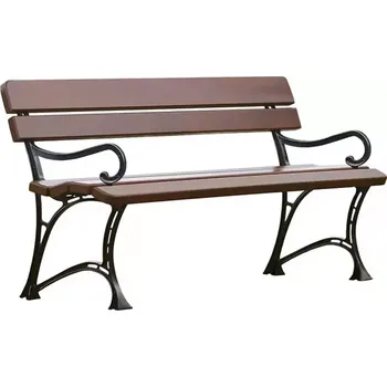 Zahradní lavice Zahradní lavička Královská s područkami, ořech