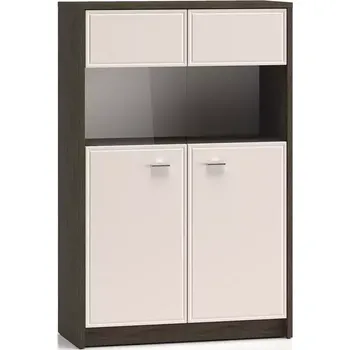 Obývací stěna Vitrína Avante 03 Milton dub Windmill Dark/Cashmere