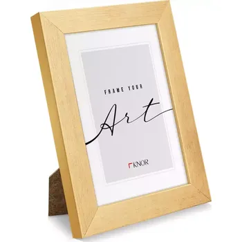 Rám na obraz Fotorámeček 13x18 zlatý lisovaný sklo