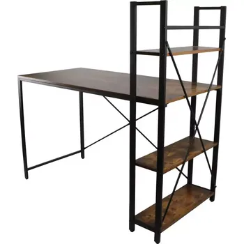 Kancelářská sestava Psací Stůl Loft 8635 E dark vintage wood