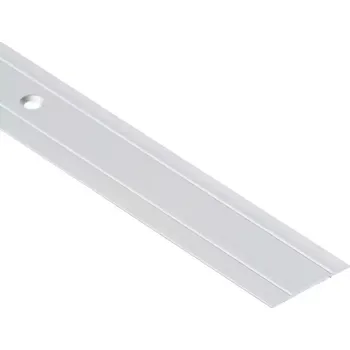 Stavební profil Krycí lišta zaklapávací, plochá LPP 30 1,8 C0 Stříbrny