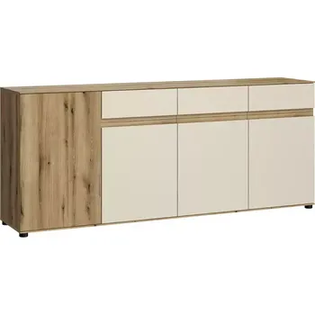 Kancelářská sestava Komoda Camino 4D3S CMNK 03 dub evoke+cashmere