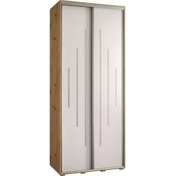 Předsíňová stěna Skříň 45 Canaris 12 100 artisan/bílá/silver