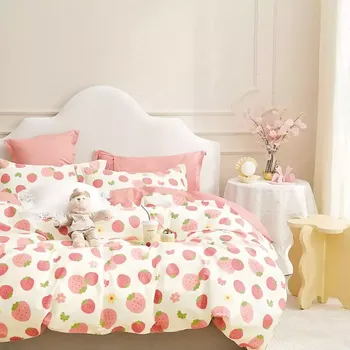 Povlečení Povlečení z bavlněného saténu ALBS-M0017B 140x200 cm Lasher