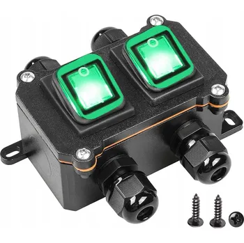 IP kamera VODOTĚSNÝ KOLÍSKOVÝ SPÍNAČ VODOTĚSNÁ KRABICE KABELOVÁ PRŮCHODKA IP66