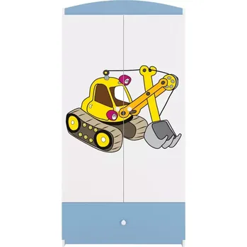 Ložnicová sestava Skříň Babydreams modrá - Bagr