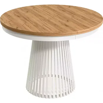 Jídelní set Rozkládací stůl Garda bílý/zlatý craft